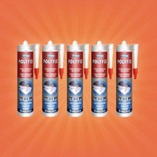 Tytan Silikon Siyah Polyfix 280 ml - Selena - 5 Adet