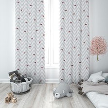 Talia Home TLA-001 Kalpli 2 Kanat Çocuk ve Bebek Odası Fon Perde
