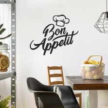 Artepera Bon Appetit Afiyet Olsun Yazılı Metal Duvar Tablosu - Modern Ev Dekorasyonları - APT378