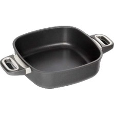 AMT Gastroguss Induktion Kare Sığ Tencere 26 x 26 cm. Derinlik 8 cm.
