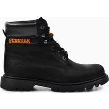 Scooter 5130 Siyah - Nubuk Erkek Bot