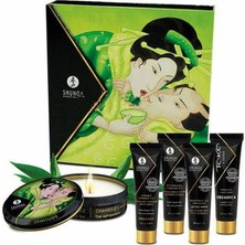 Shunga Geisha Organik Egzotik Yeşil Çay 5'li Set Masaj Yağı Seti