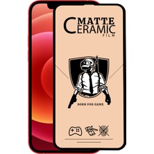Kzy Apple iPhone 12 Mini Tam Kaplayan Mat Seramik Nano Esnek Ekran Koruyucu Şeffaf