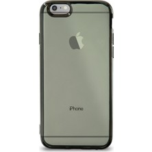 Kzy Apple iPhone 6s Kılıf Renkli Şeffaf Exclusive Silikon Kapak Yeşil