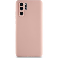 Kzy Huawei P30 Pro Kılıf Kamera Korumalı Premier Silikon Kapak Kahverengi