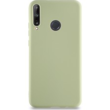 Kzy Huawei P40 Lite E Kılıf Kamera Korumalı Premier Silikon Kapak Su Yeşili