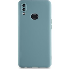 Kzy Samsung Galaxy A10S Kılıf Kamera Korumalı Premier Silikon Kapak Petrol Mavisi