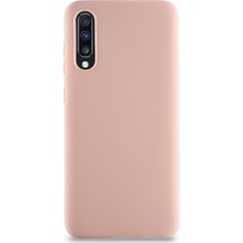 Kzy Samsung Galaxy A70 Kılıf Kamera Korumalı Premier Silikon Kapak Kahverengi