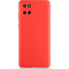 Kzy Samsung Galaxy A81 Kılıf Kamera Korumalı Premier Silikon Kapak Kırmızı