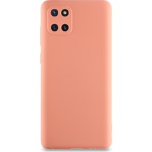 Kzy Samsung Galaxy A81 Kılıf Kamera Korumalı Premier Silikon Kapak Pudra