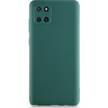 Kzy Samsung Galaxy A81 Kılıf Kamera Korumalı Premier Silikon Kapak Yeşil