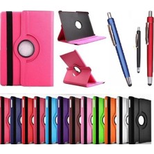 Tekno Grup Apple iPad Mini 5 Kılıf Dönebilen Standlı Kapaklı Kılıf + Cam Ekran Koruyucu Mavi