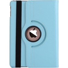Tekno Grup Apple iPad Pro 10.5'' (7.nesil) Kılıf Dönebilen Standlı Kapaklı Kılıf + Cam Ekran Koruyucu Mavi