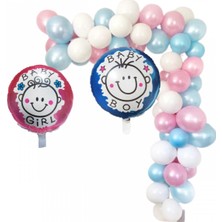 Parti Furyası Cinsiyet Partisi Balon Zincir Set