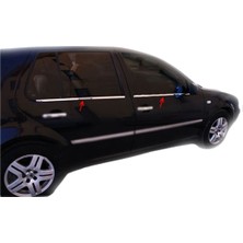 Blue Vw Golf 4 Kasa (1998-2004 ) Paslanmaz Krom Cam Çıtası 4 Parça Blueoto