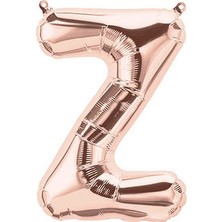 Öfn Aksesuar Rosegold "z'' Harfi Folyo Balon 100 cm (40 Inc)