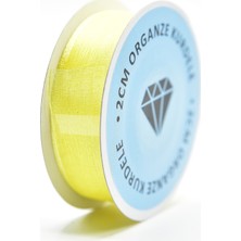 Sarı  Organze Kurdele (2CM-20M)
