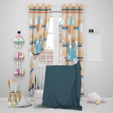 Talia Home Çocuk ve Bebek Odası Fon Perde 2 Kanat TLA-011