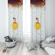 Talia Home Çocuk Odası Bebek Odası Fon Perde 2 Kanat TLA-039