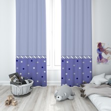 Talia Home Çocuk Odası Bebek Odası Fon Perde 2 Kanat TLA-058