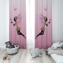 Talia Home Çocuk Odası Bebek Odası Fon Perde Modelleri 2 Kanat TLA-063