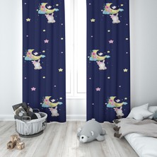 Talia Home Çocuk Odası Bebek Odası Fon Perde 2 Kanat TLA-071
