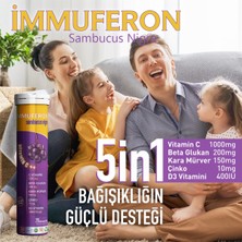 Kuazar İlaç Immuferon Sambucus Nigra 20 Efervesan Tablet