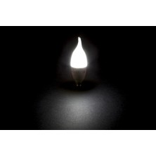 Cata 10 'li Cata CT-4084 Kıvrık Mum Ledli Buji LED Ampul-Ince E14 Duy-Kıvrık Avize Ampülü-Beyaz Işık 6400K
