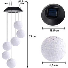 Exeo Top Motif Dekoratif Bahçe Balkon Süsleme Solar Peri LED