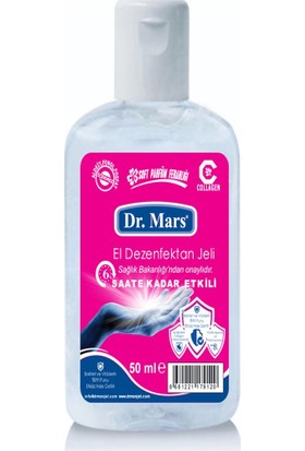 Dr.mars Antibakteriyel El Dezenfektan Jeli 50 ml 5'li Paket