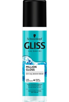 Gliss Sıvı Saç Kremi Million Gloss 200 Ml