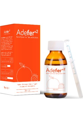 Adefer +2 150 ml Demir Içeren Sıvı Takviye Edici Gıda