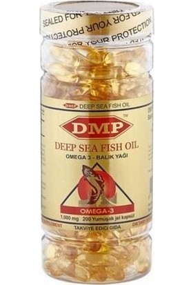 Dmp Omega 3 Balık Yağı 200 Softgel