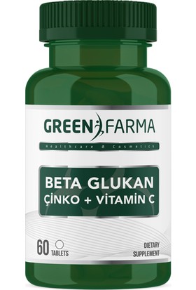 Green Farma Beta Glukan C Vitamini Çinko 60 Kapsül
