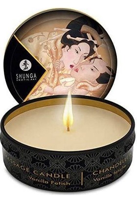 Shunga Massage Candle Vanilla Fetish Vanilya Aromalı Masaj Yağı Mumu 30 ml