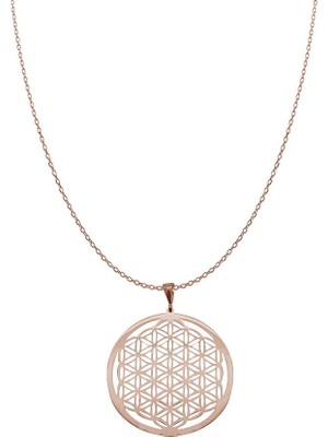 Parle Silver 925 Gümüş Yaşam Çiçeği Kolye