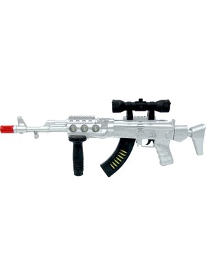 Prestij Ak-47 Gun Electric Işıklı Sesli Tüfek