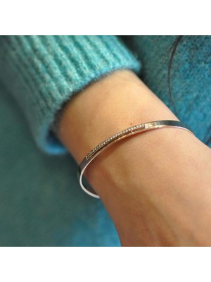 By Golden House Sıra Taşlı Kemer Bilezik