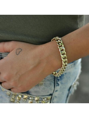 By Golden House Zincir Künye Bileklik