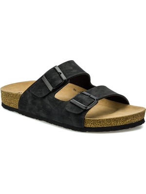 Kinetix Aten Siyah Erkek Terlik