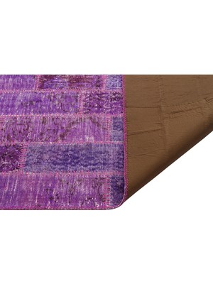 Allmode Patchwork Sbt Narrow Purple 80 x 150  cm 1.20 m2 Patchwork Halı