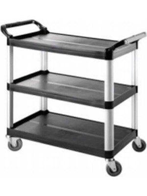 Empero Emp.Psv.03 Plastik Servis Arabası - 3 Katlı - Etrafı Açık