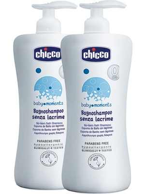 Chicco Baby Moments Göz Yakmayan Saç ve Vücut Şampuanı 2X750 ml