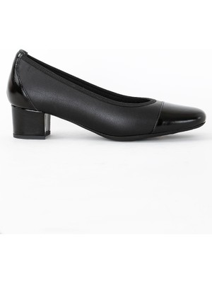 Ebru Comfort Kadın Deri Ayakkabı 7097 Siyah