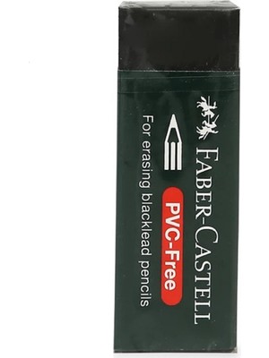 Faber-Castell No 20 Silgi Siyah 3'lü