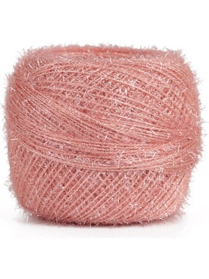 Elmas Süs 25 Numara Gül Kurusu Simli Punch Nakış İpi 25 gr