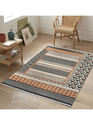 Rugs Modern Rustik Kilim Grey Light Brown 4014 Bohem Kilim