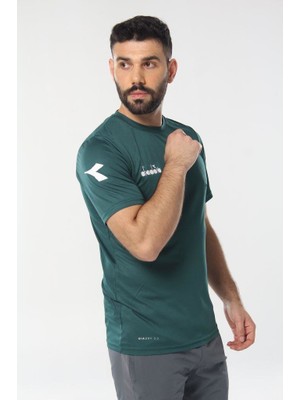 Diadora Nacce Antrenman T-Shirt Koyu Yeşil