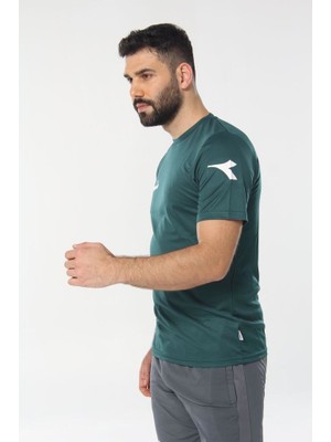 Diadora Nacce Antrenman T-Shirt Koyu Yeşil