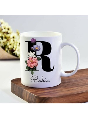 Öztürk Grup Rabia Isimli R Baş Harf Baskılı Kupa  - 0761